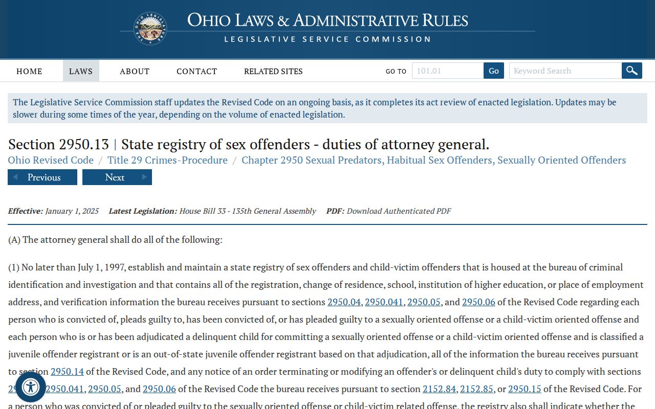 Mifflin Township neighbors research through Ohio offender registry access law